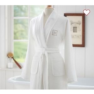 Pottery Barn Waffle Weave Resort Robe - medium, like new (washed once)